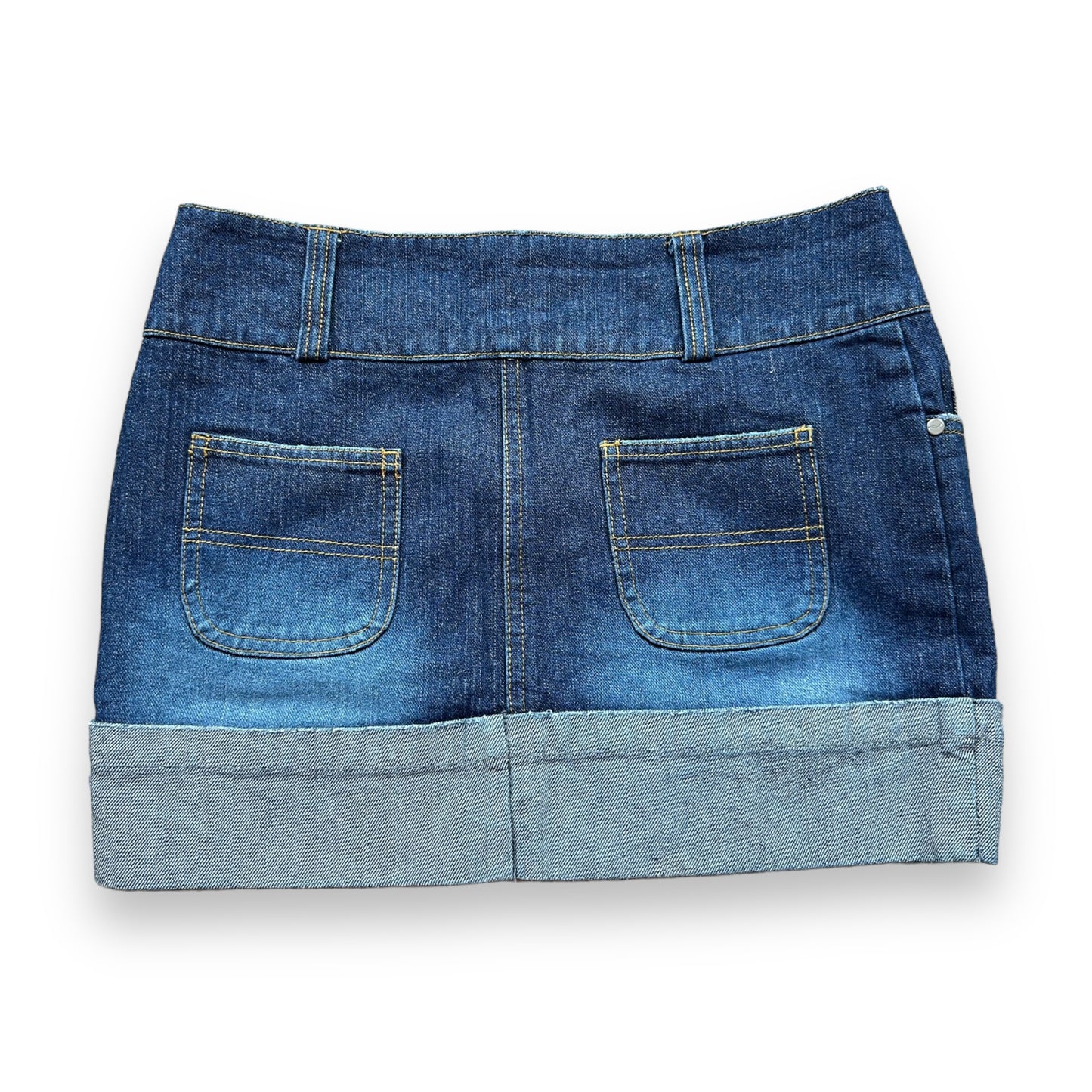 Blue Vintage Mini Skirt